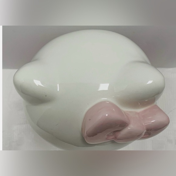 NEW! Hello Kitty Pink Polka Dot Container Cookie Jar - Picture 5 of 6